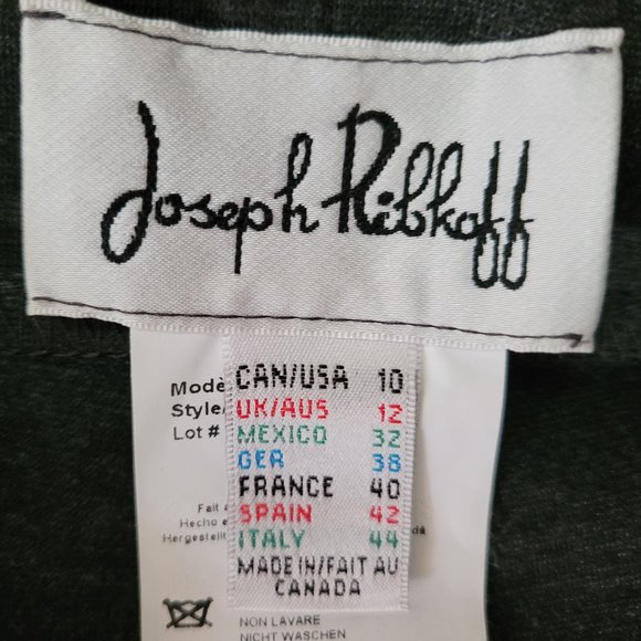 Joseph Ribkoff Grey Elastic Waist Pants US 10 - Picture 2 of 10